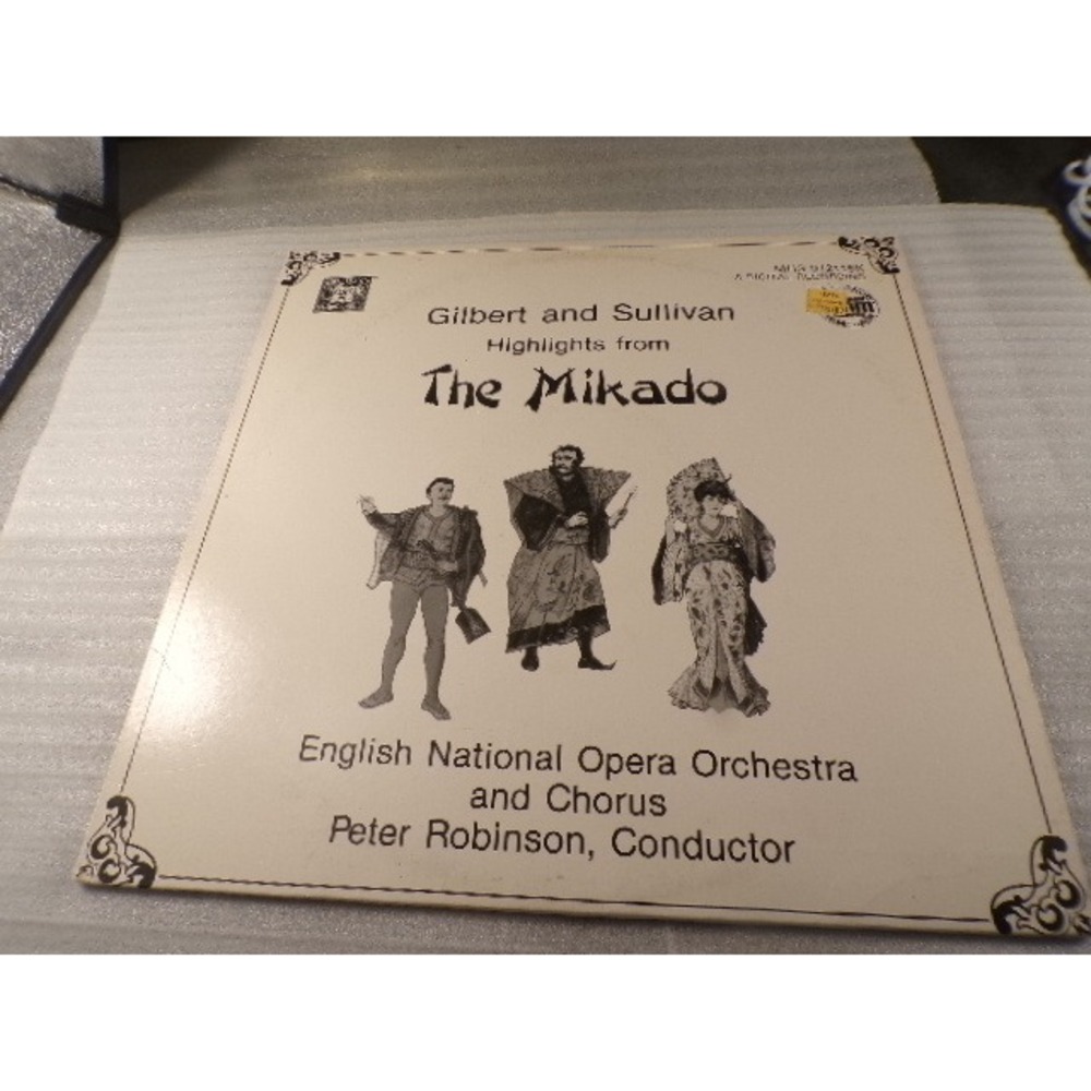 Gilbert and Sullivan The Mikado English National Opera Robinson Vinyl LP MH 1987